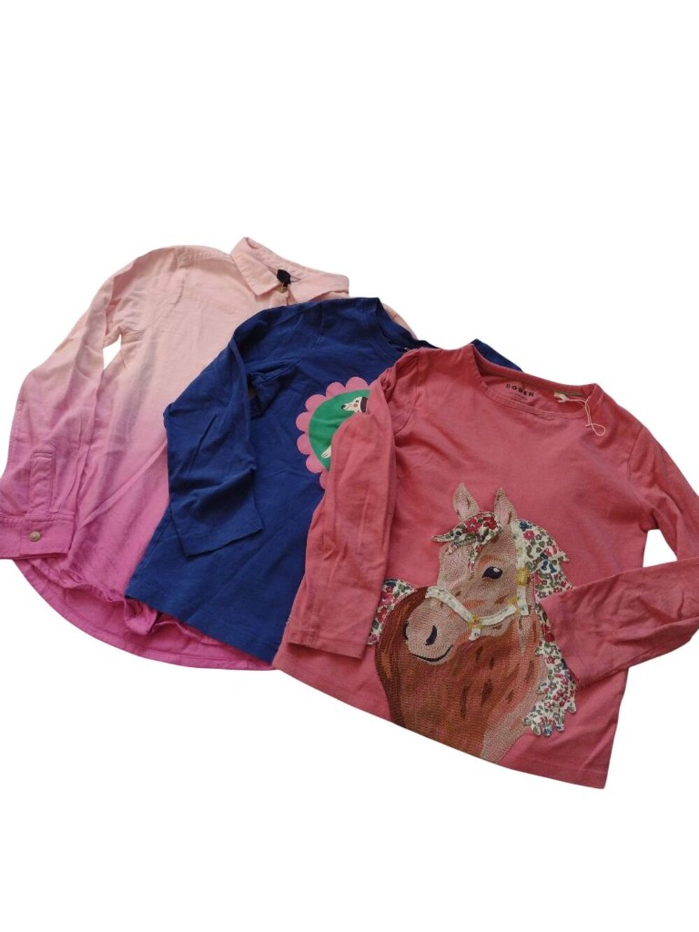 Little Girls Long Sleeve Tops 6 Mini Boden Hanna Andersson Soft L/S Shirts